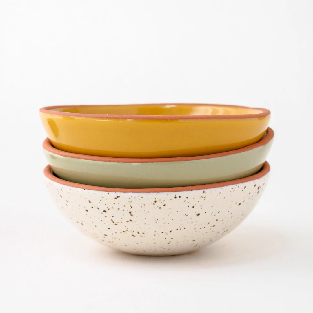 Bobèche Fleurs - Jaune moutarde - Image 3